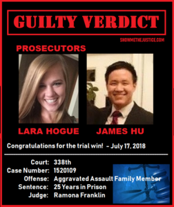 Lara Hogue and James Hu