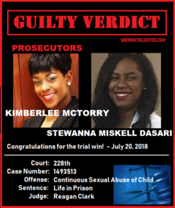 Kimberlee McTorry and Stewanna Miskell Dasari