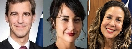 Matt Peneguy, Nata Cornelio and Vanessa Velasquez