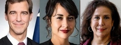 Judges Matt Peneguy, Nata Cornelio and Vanessa Velasquez