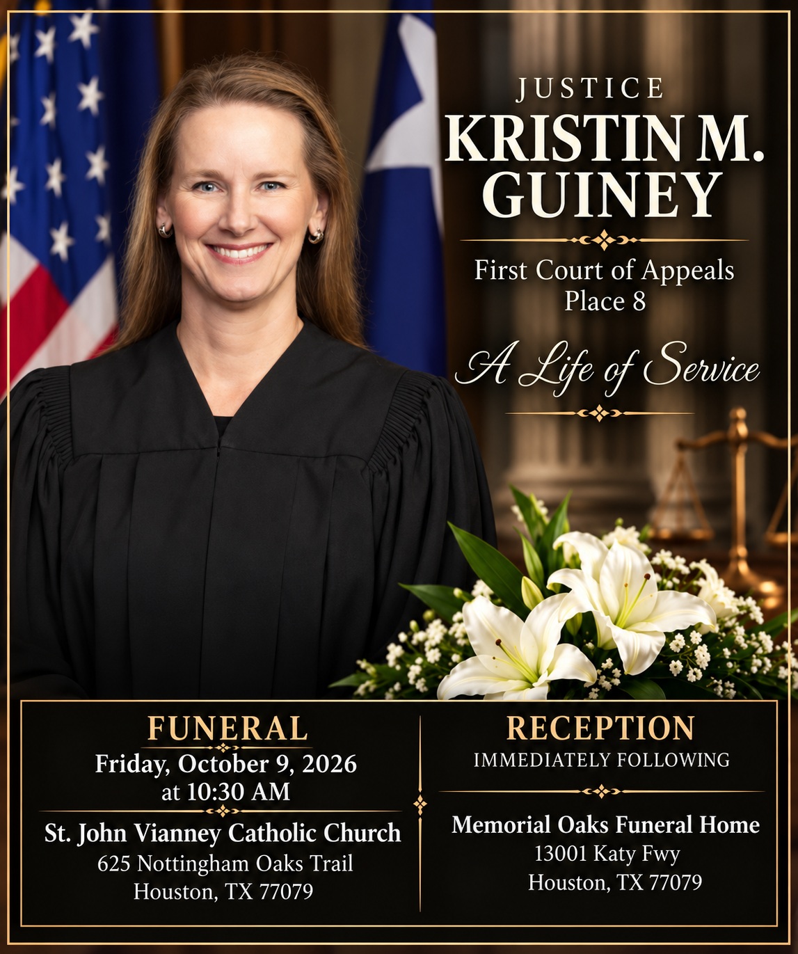 Kristin Guiney Funeral